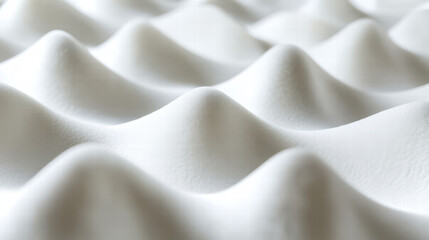 Obraz premium Comfort Surface Texture: A close-up view of a soft, wave-like surface, inviting touch and hinting at comfort and relaxation. Highlighting the unique pattern and texture.