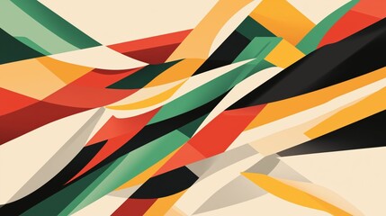 Obraz premium Abstract background for Black History Month celebration