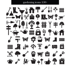 stylized plant and flower graphics arranged in a clean composition.