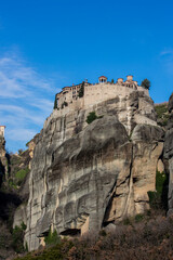 Monasteries of Meteora Built into Dramatic Rock Formations, Greece