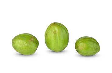 Chebulic Myrobalans, Myrolan Wood (Terminalia chebula Retz.) Fruit on transparen png, medicinal properties.