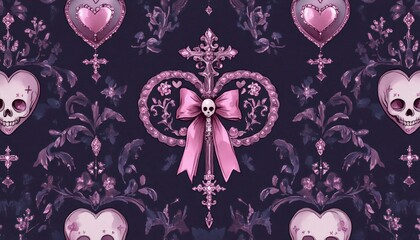 Victorian Goth Aesthetic: A Harmonious Blend of Morbidity and Grace in Deep Purples