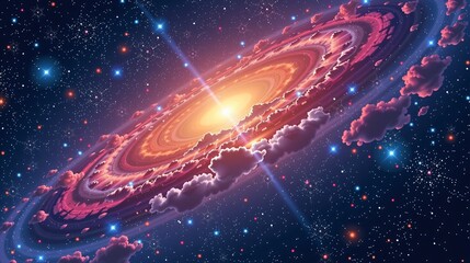 Celestial Nebula Cosmic Cloud Swirl of excellence in splendor beyond compare with grace in style