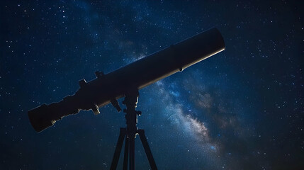 Night sky telescope Milky Way astronomy