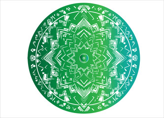 Mandala Round Ornamental Clipart illustration Design 