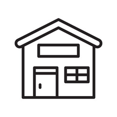 House icon vector image. Suitable for mobile apps, web apps and print media.