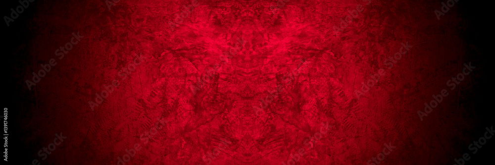 Poster old wall texture cement black red background abstract dark color design are light with white gradien