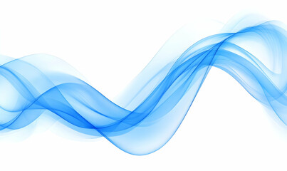 Obraz premium Blue wave abstract background, design element