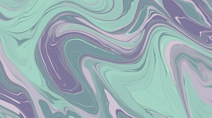 Fondo abstracto de color morado y verde con ondas