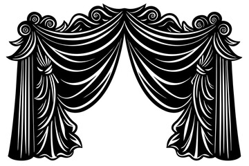 vector stage curtain