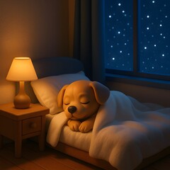 a warm and cozy night.Generative AI