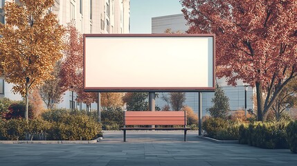 blank billboard poster mockup on campus for student event promotion educational branding marketing creative outdoor display university advertisement design
