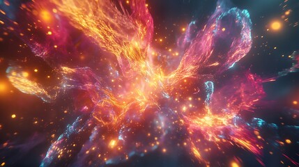 An ethereal boundary glows at the edge of existence, cosmic light stretching infinitely beyond the reach of human sight.

