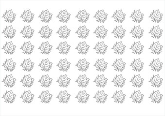 seamless pattern with leaves png background