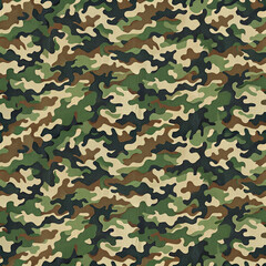camouflage pattern seamless texture ,Army Textile Seamless Background, brown green © Salman