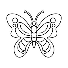butterfly icon, butterfly vector illustration-simple illustration of butterfly, perfect for butterfly logos and icons