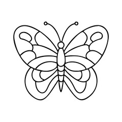 butterfly icon, butterfly vector illustration-simple illustration of butterfly, perfect for butterfly logos and icons