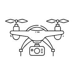 drone icon, drone vector illustration-simple illustration of drone, perfect for drone logos and icons