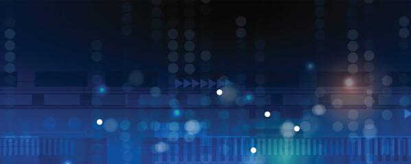High technology and science background. Abstract  internet communications
