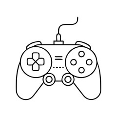 game controller icon, game controller vector illustration-simple illustration of game controller, perfect for game controller logos and icons