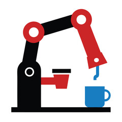 Robotic Arm Pouring Coffee Automation in Beverage Industry