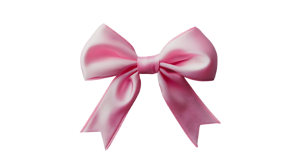 pink ribbon bow png