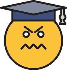 Angry Student Emoticon