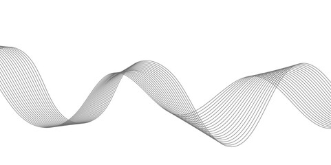 Abstract wave line for banner, wallpaper background with wave design.	
