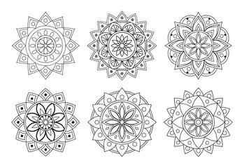 Detailed and stylish mandala bundle art illustrations, perfect for intricate and elegant designs.