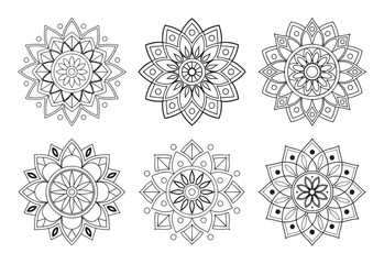 Detailed and stylish mandala bundle art illustrations, perfect for intricate and elegant designs.