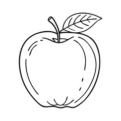 apple icon, apple vector illustration-simple illustration of apple, perfect for apple logos and icons
