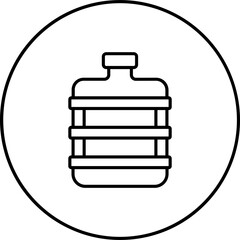 Obraz premium Water Gallon Icon