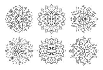 Detailed and stylish mandala bundle art illustrations, perfect for intricate and elegant designs.