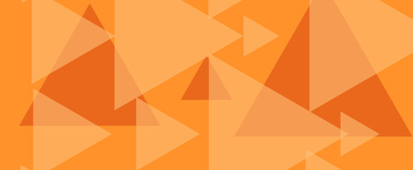 Abstract Orange Triangle Background