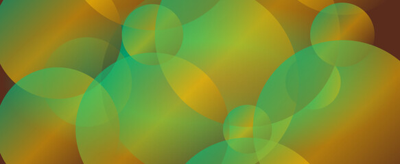 Abstract Gradient Circles Background