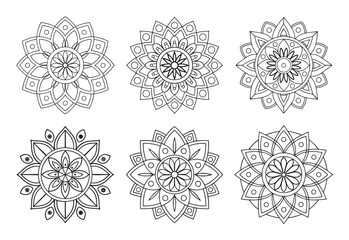 Detailed and stylish mandala bundle art illustrations, perfect for intricate and elegant designs.