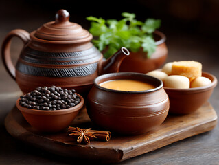 Fototapeta premium chinese tea house: traditional flavors