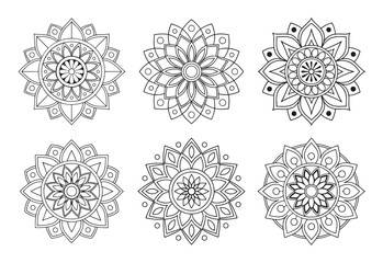 Detailed and stylish mandala bundle art illustrations, perfect for intricate and elegant designs.
