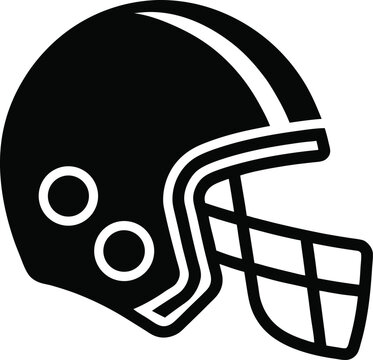 recommend clip art: Football Helmet Protection Game Sport Equipment, football helmet flat icon, Helmets black Clip art