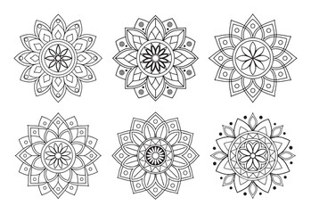Detailed and stylish mandala bundle art illustrations, perfect for intricate and elegant designs.