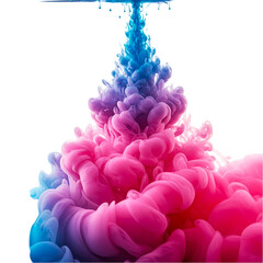 Obraz premium Colorful Ink Cloud Abstract Background