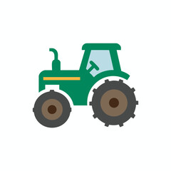 tractor icon isolated on white background
