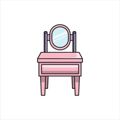 Vanity Icon - Vector Illustration, House Appliances Theme.