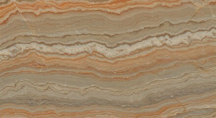 Obraz premium Abstract Layered Stone Texture with Warm Tones and Natural Veining Details