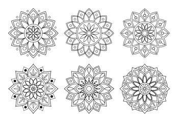Detailed and stylish mandala bundle art illustrations, perfect for intricate and elegant designs.