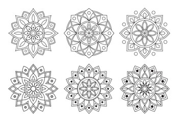 Detailed and stylish mandala bundle art illustrations, perfect for intricate and elegant designs.