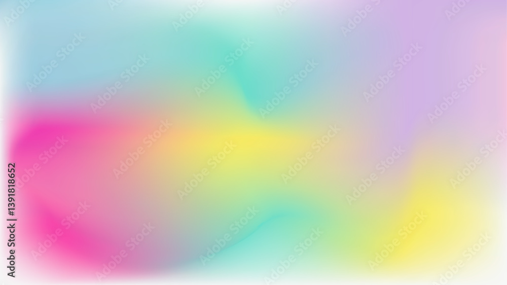 Poster smooth blurred colorful gradient mesh backgrounds. modern bright and vibrant rainbow color gradient 