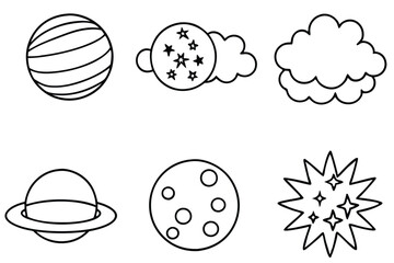 Mesosphere Line Art Illustration Creative Concept for Visual Representation 