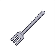 Fork Icon - Dining and Utensil Vector