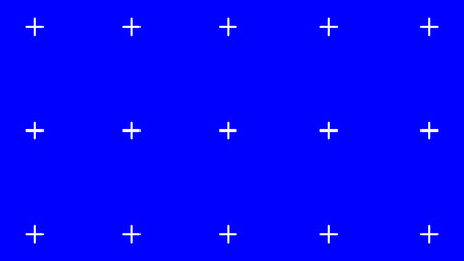 Blue screen background, motion tracking markers. Art design blue screen backdrop template. Abstract concept video footage replacement tracking markers elements. 4k background.